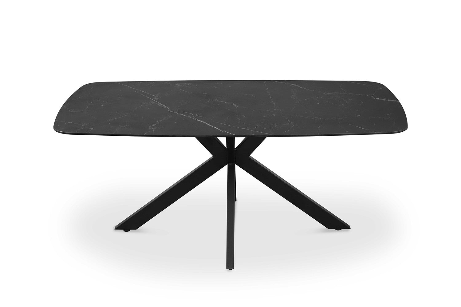 Rousseau - Tafel Apollo 180 cm Deens Ovaal Steen Zwart - 76x180x90cm
