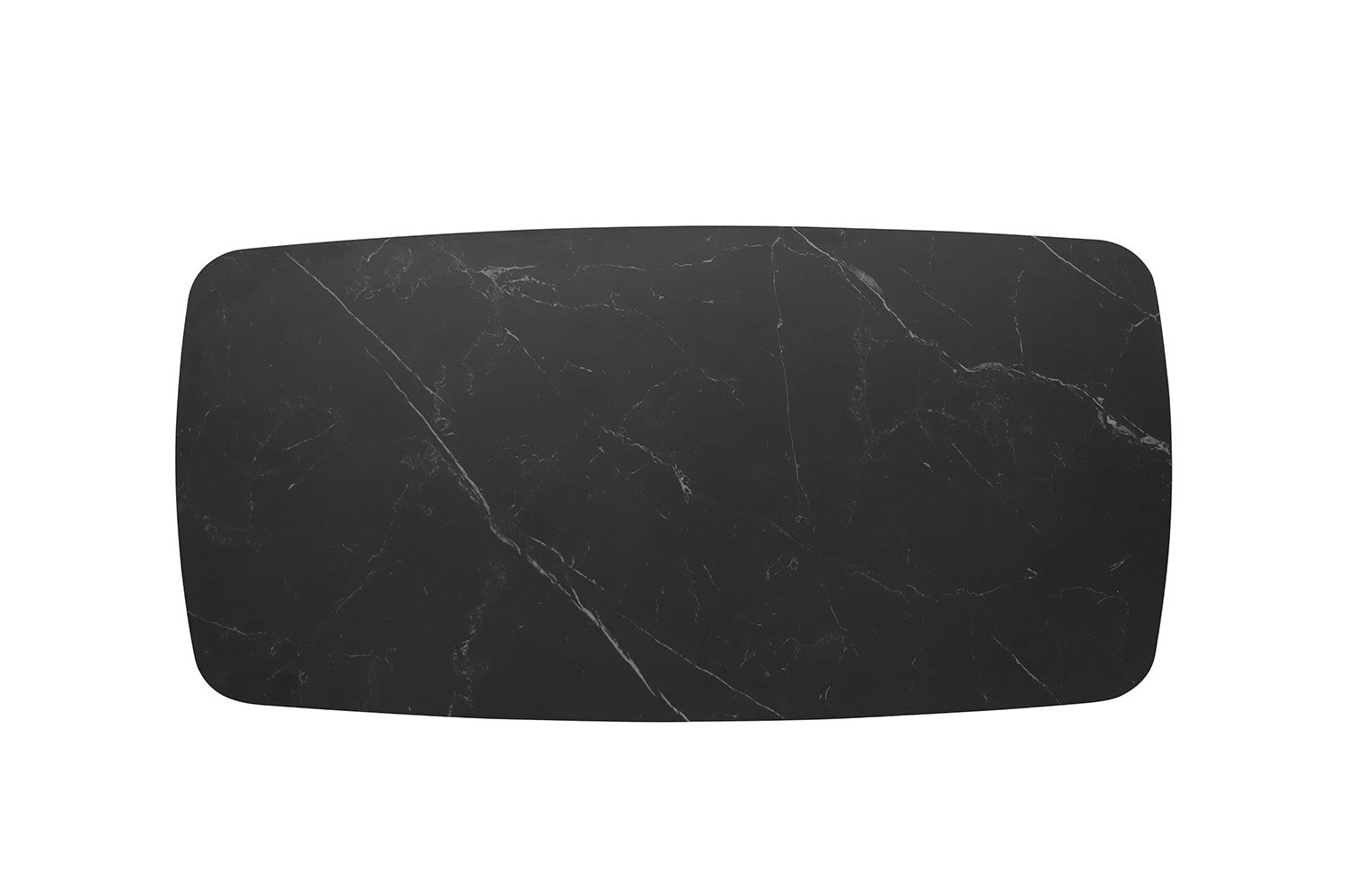 Rousseau - Tafel Apollo 180 cm Deens Ovaal Steen Zwart - 76x180x90cm