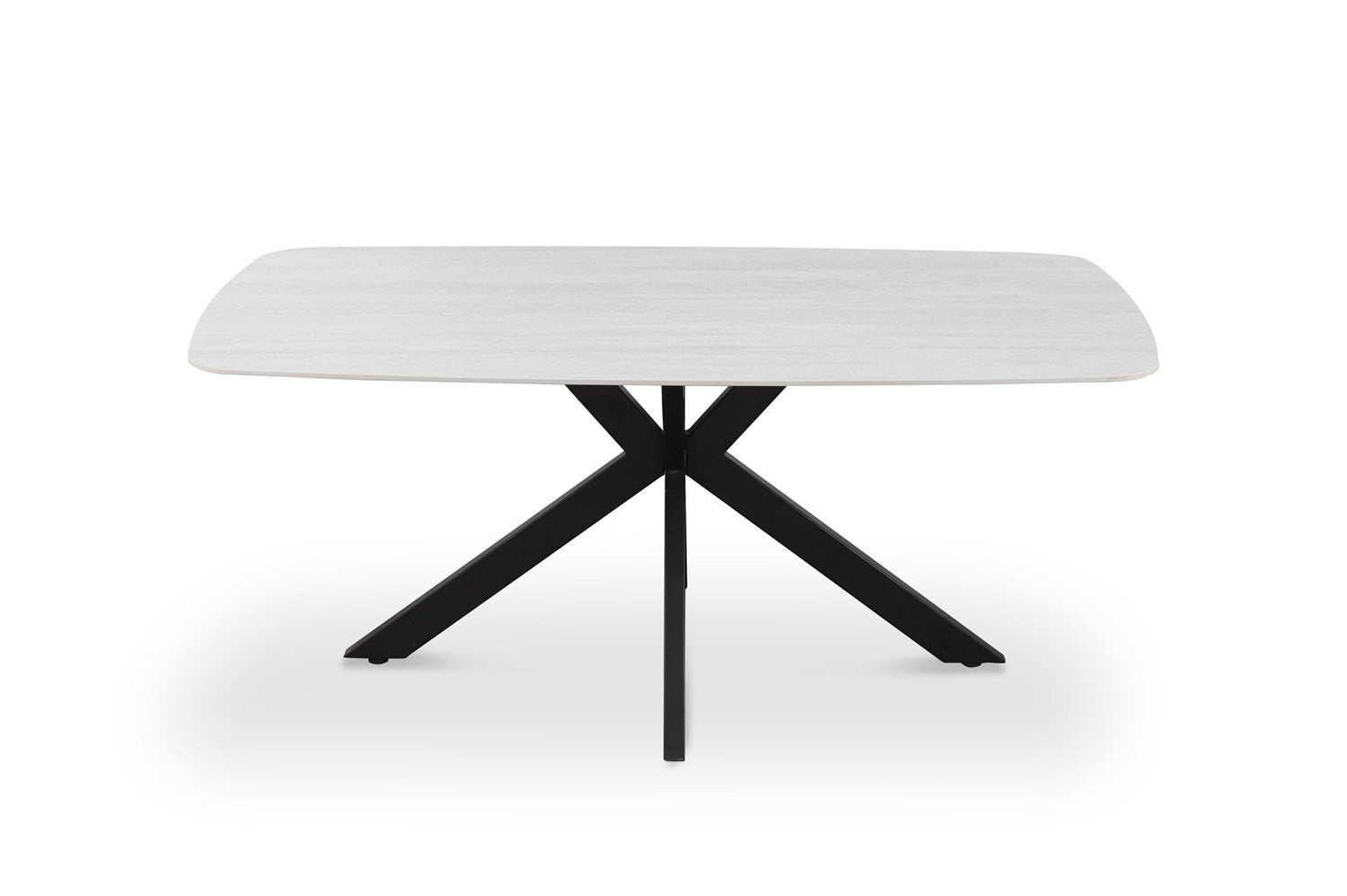 Rousseau - Tafel Apollo 180 cm Deens Ovaal Steen Baroque Grijs - 76x180x90cm