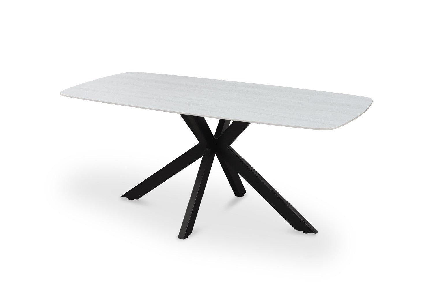 Rousseau - Tafel Apollo 180 cm Deens Ovaal Steen Baroque Grijs - 76x180x90cm