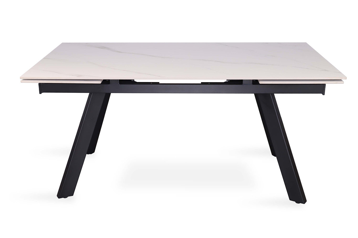 Rousseau - Table extensible Hera 160-240 cm Rectangulaire Pierre Blanc - 76x240x90cm