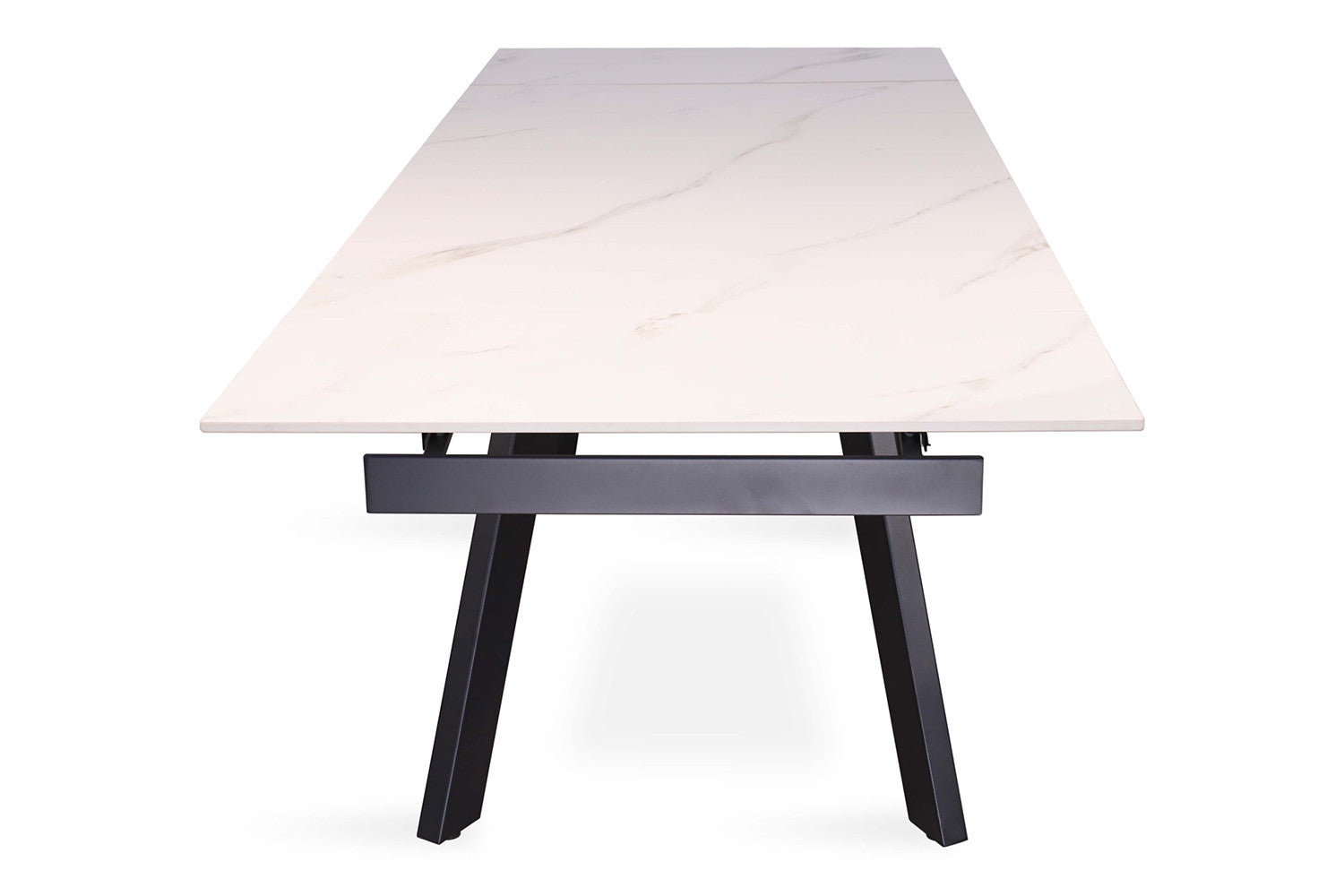 Rousseau - Table extensible Hera 160-240 cm Rectangulaire Pierre Blanc - 76x240x90cm