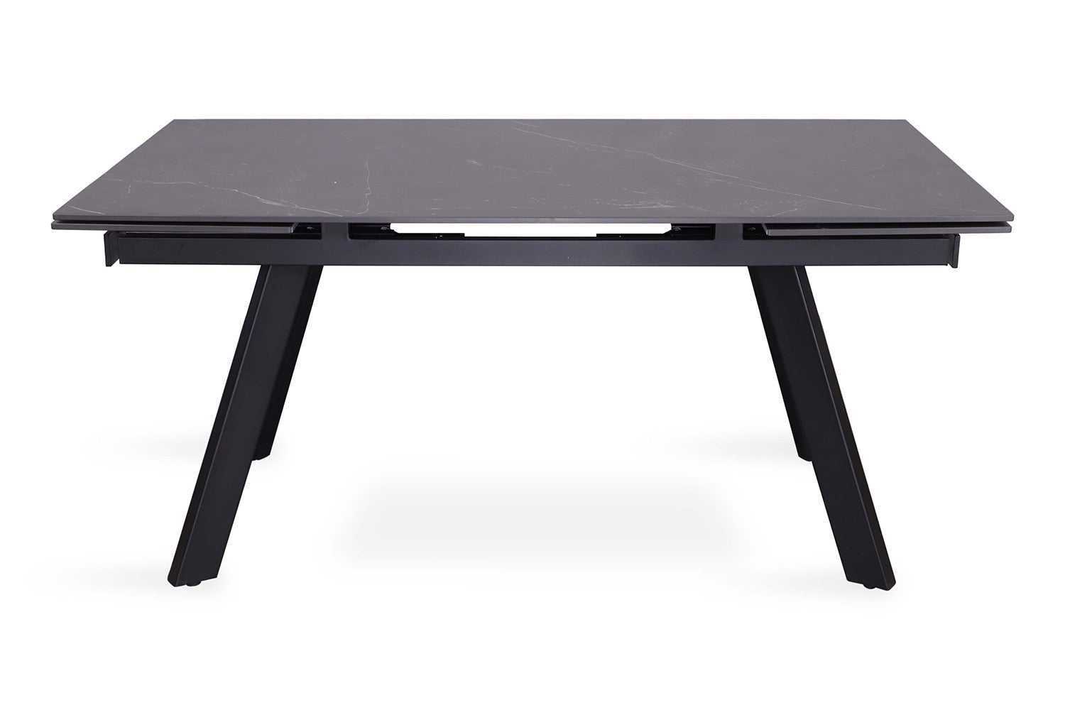Rousseau - Table extensible Hera 160-240 cm Rectangulaire Pierre Noir - 76x240x90cm