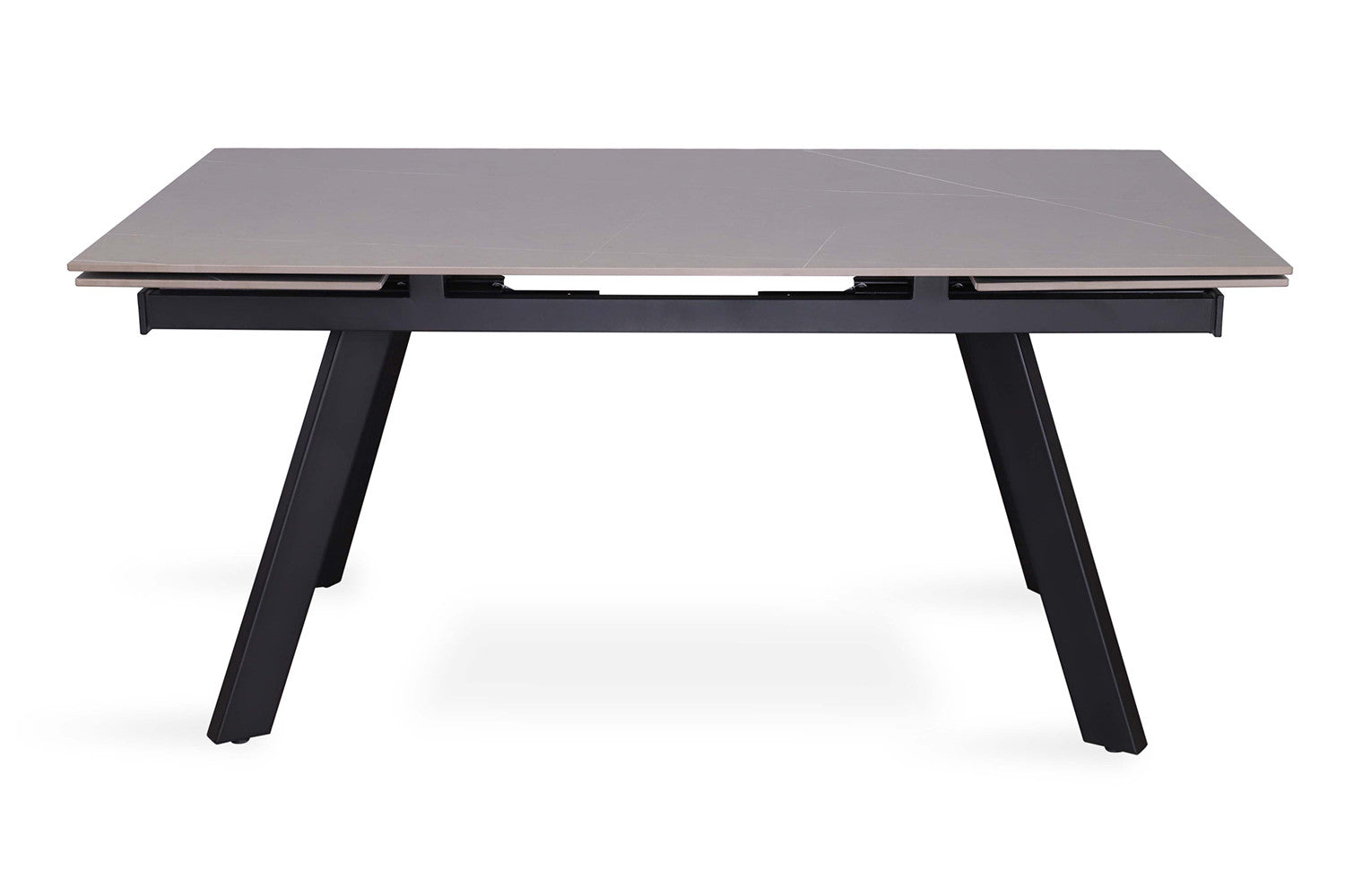 Rousseau - Uitschuifbare tafel Hera 160-240 cm Rechthoekig Steen Grijs - 76x240x90cm