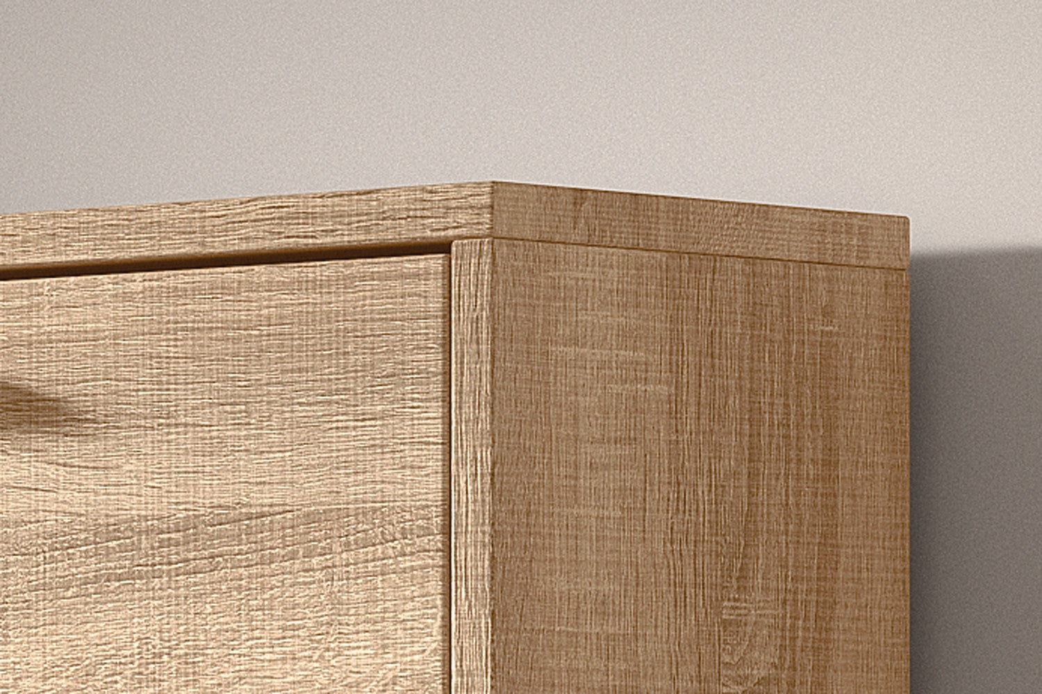 Rousseau - Schoenenkast Carini 3 laden Sonoma - 120x63x23 cm