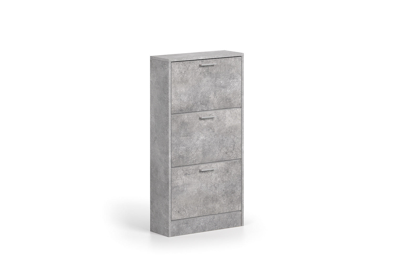 Rousseau - Schoenenkast Carini 3 laden Beton - 120x63x23 cm