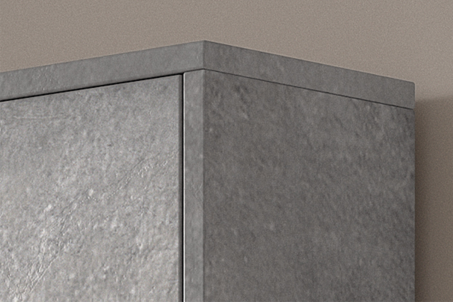 Rousseau - Schoenenkast Carini 4 laden Beton - 155x63x23 cm
