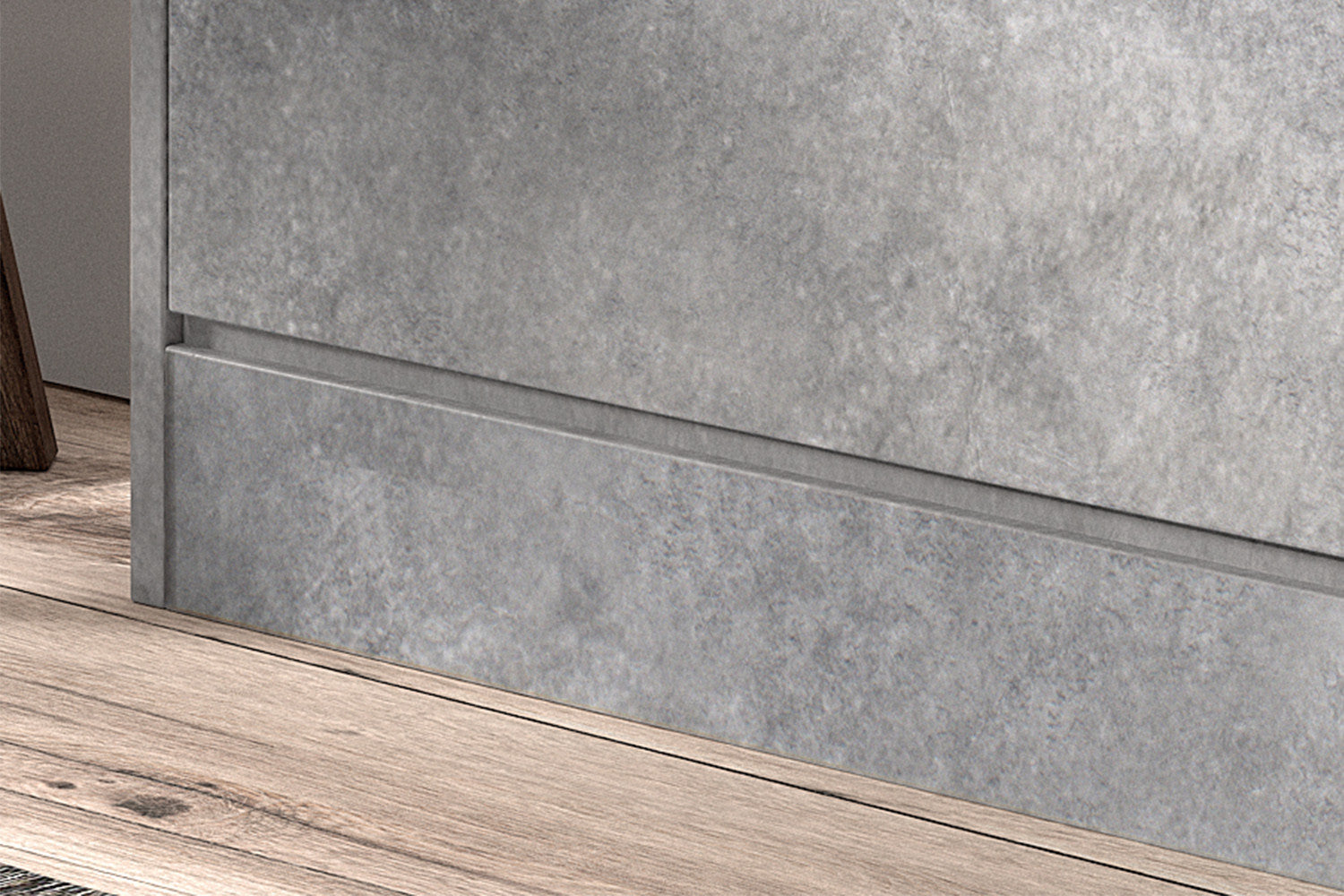 Rousseau - Schoenenkast Carini 4 laden Beton - 155x63x23 cm