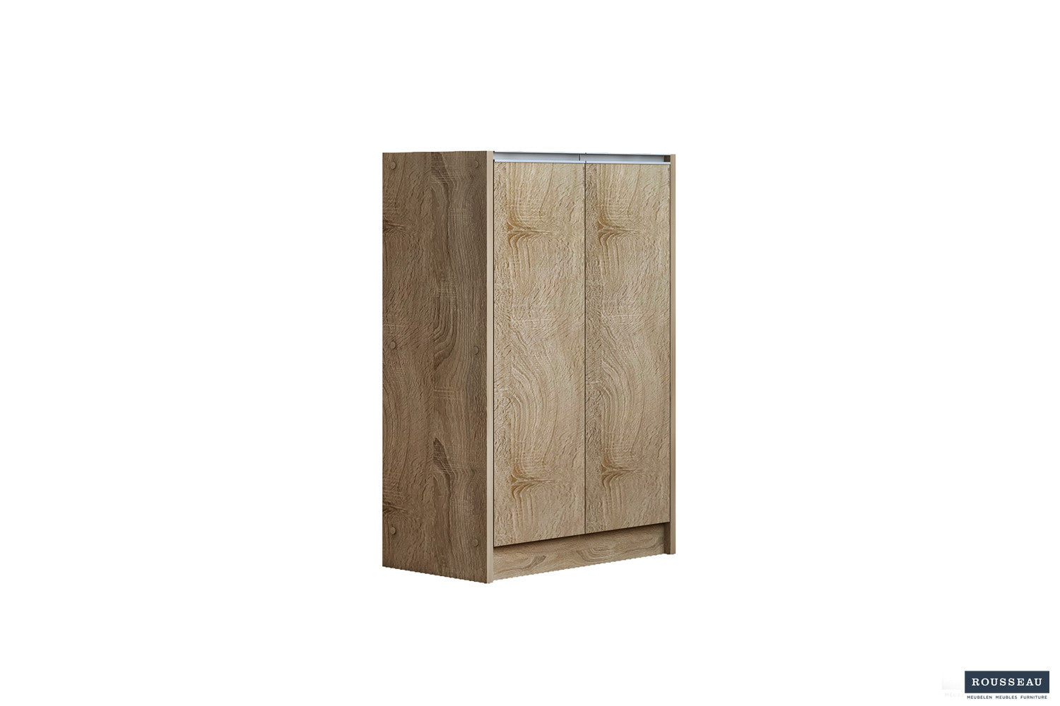 Rousseau - Schoenenkast Lilly 2 deuren Sonoma - 90x60x35 cm