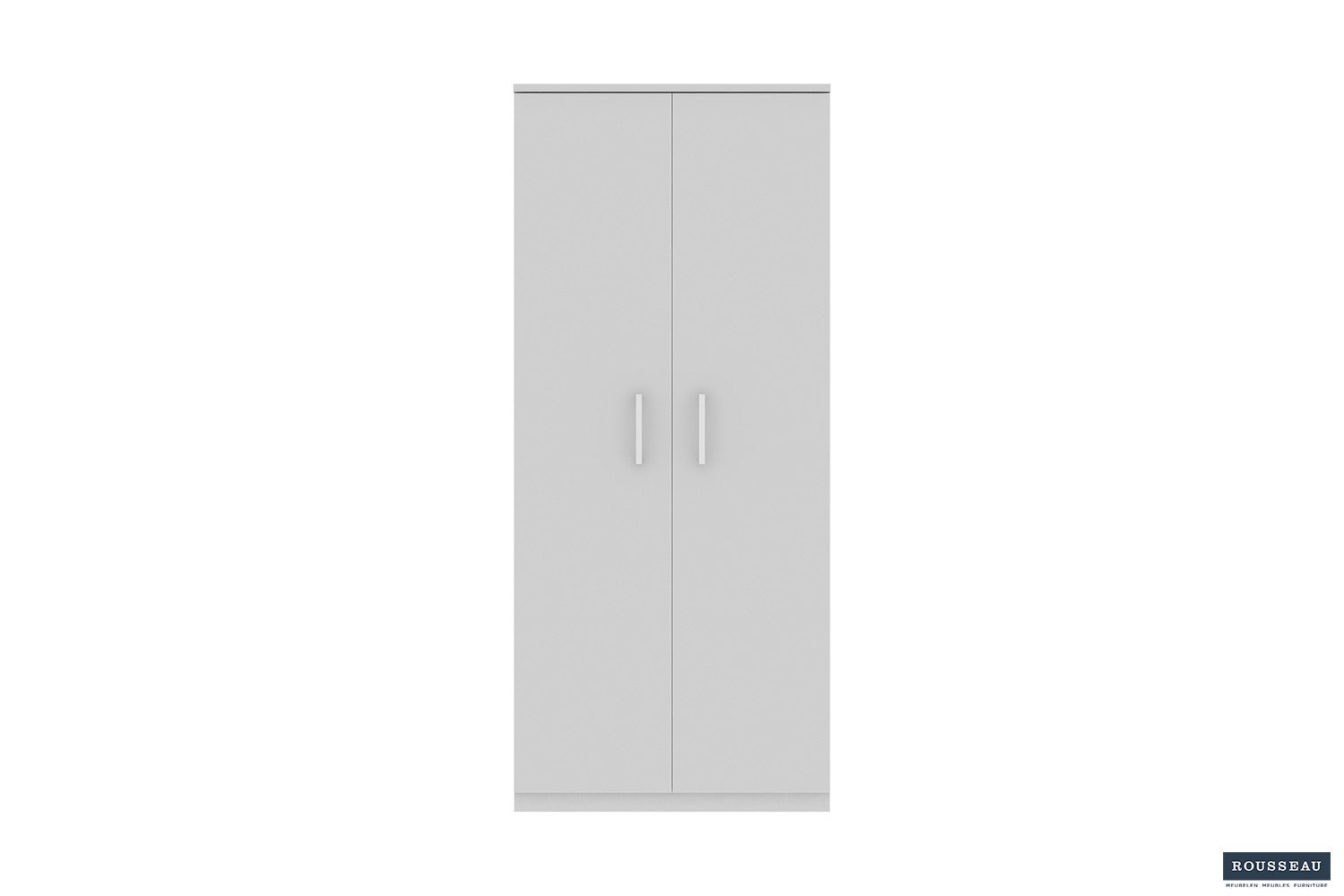 Rousseau - Schoenenkast Mike 2 deuren Wit - 183x80x37 cm
