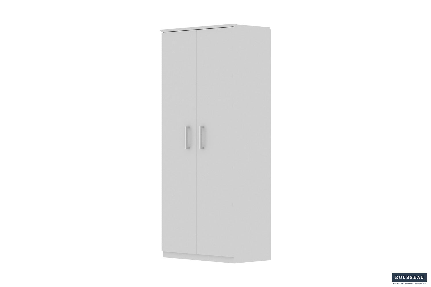 Rousseau - Schoenenkast Mike 2 deuren Wit - 183x80x37 cm