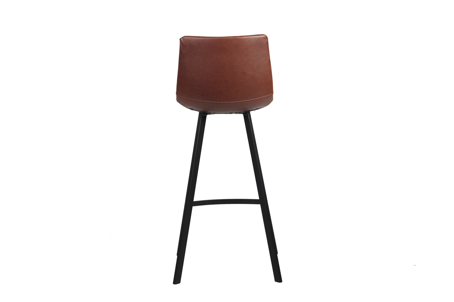 Rousseau - Chaise de bar Ozan PU Marron - 108x49x47 cm