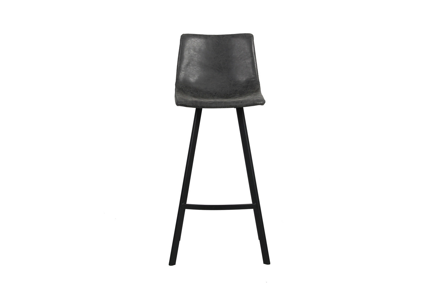 Rousseau - Barstoel Ozan PU Zwart - 108x49x47 cm