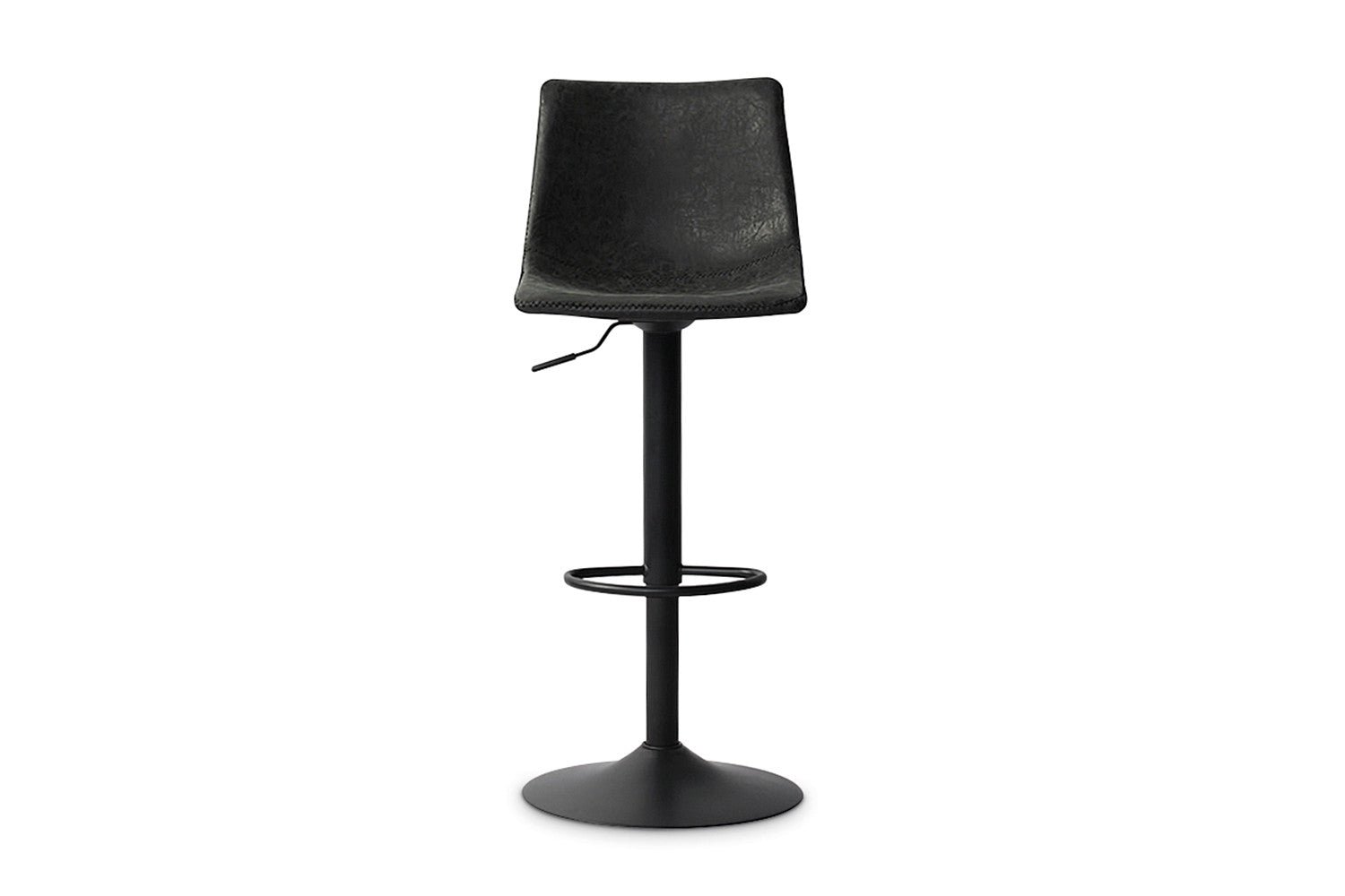 Rousseau - Barstoel Trevi PU Zwart - 88x41x47 cm