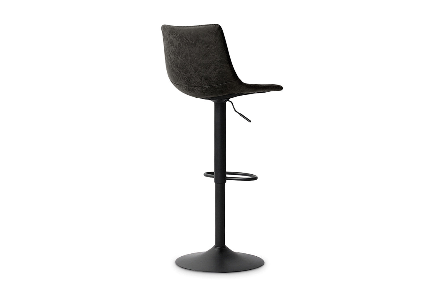 Rousseau - Barstoel Trevi PU Zwart - 88x41x47 cm
