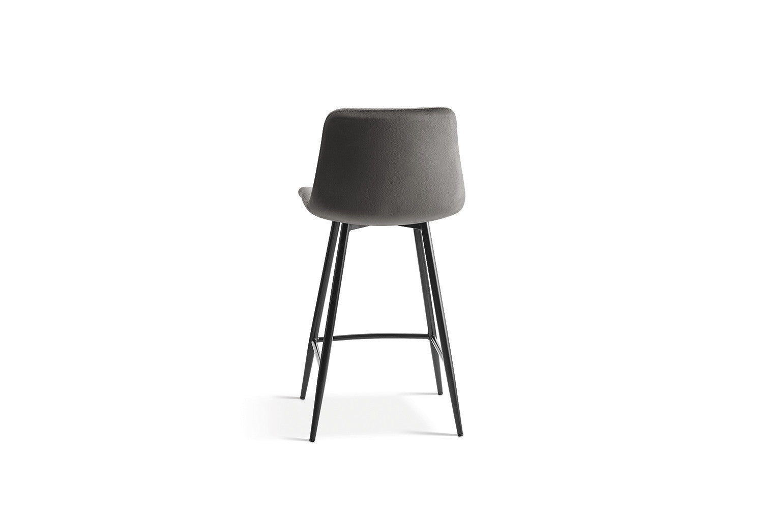 Rousseau - Barstoel Juta Fluweel Taupe - 95x46x36 cm