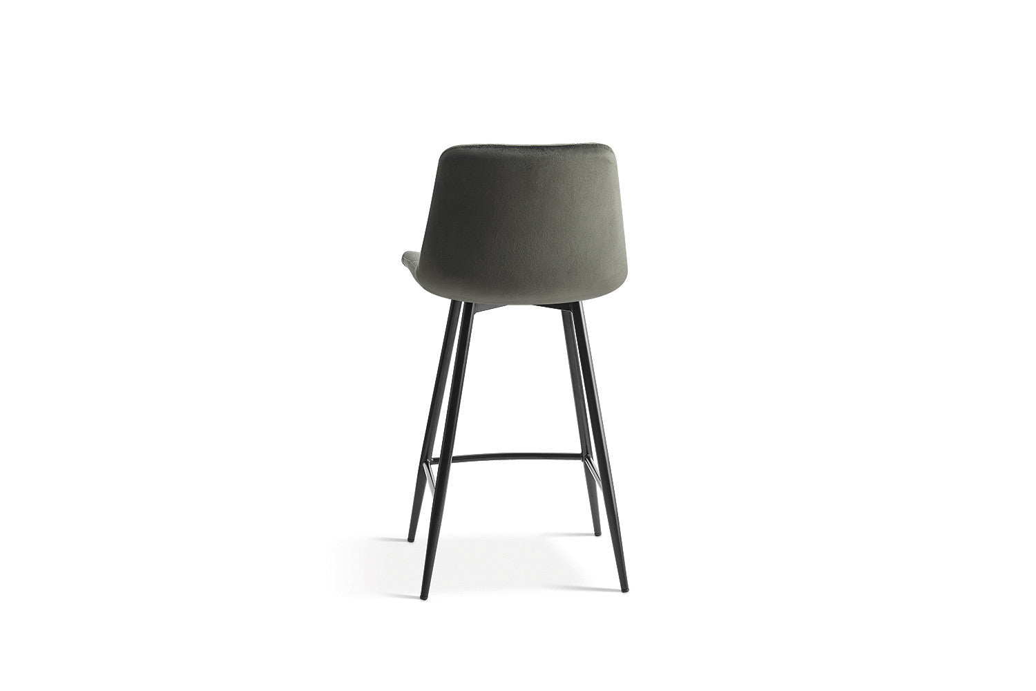 Rousseau - Barstoel Juta Fluweel Groen - 95x46x36 cm