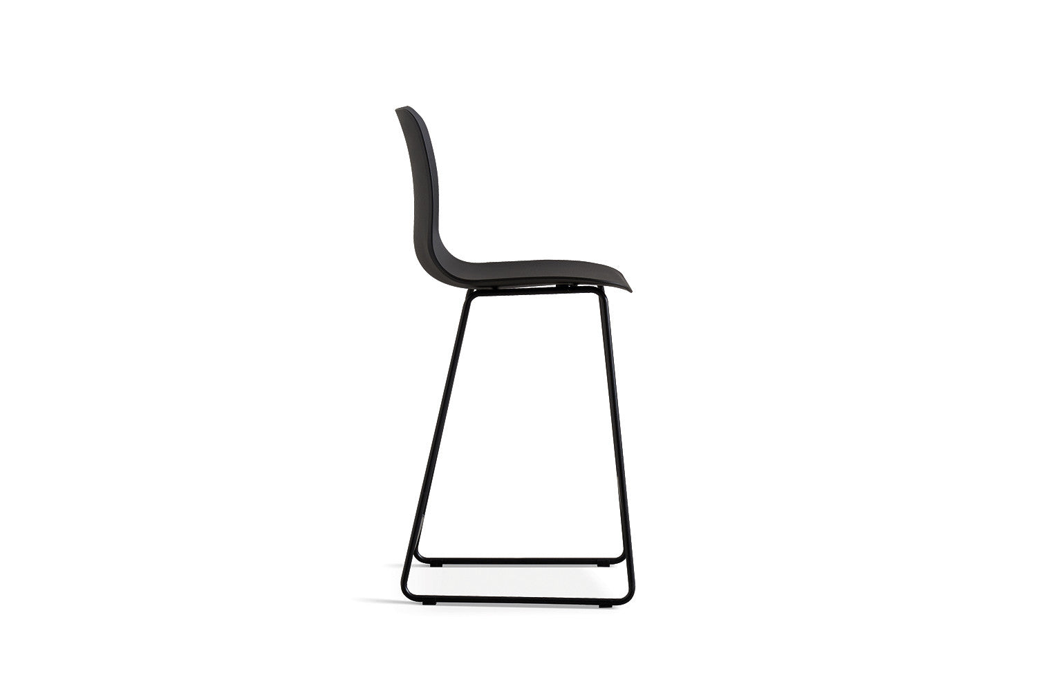 Rousseau - Chaise de bar Marie PP Noir - 100.5x51x44cm