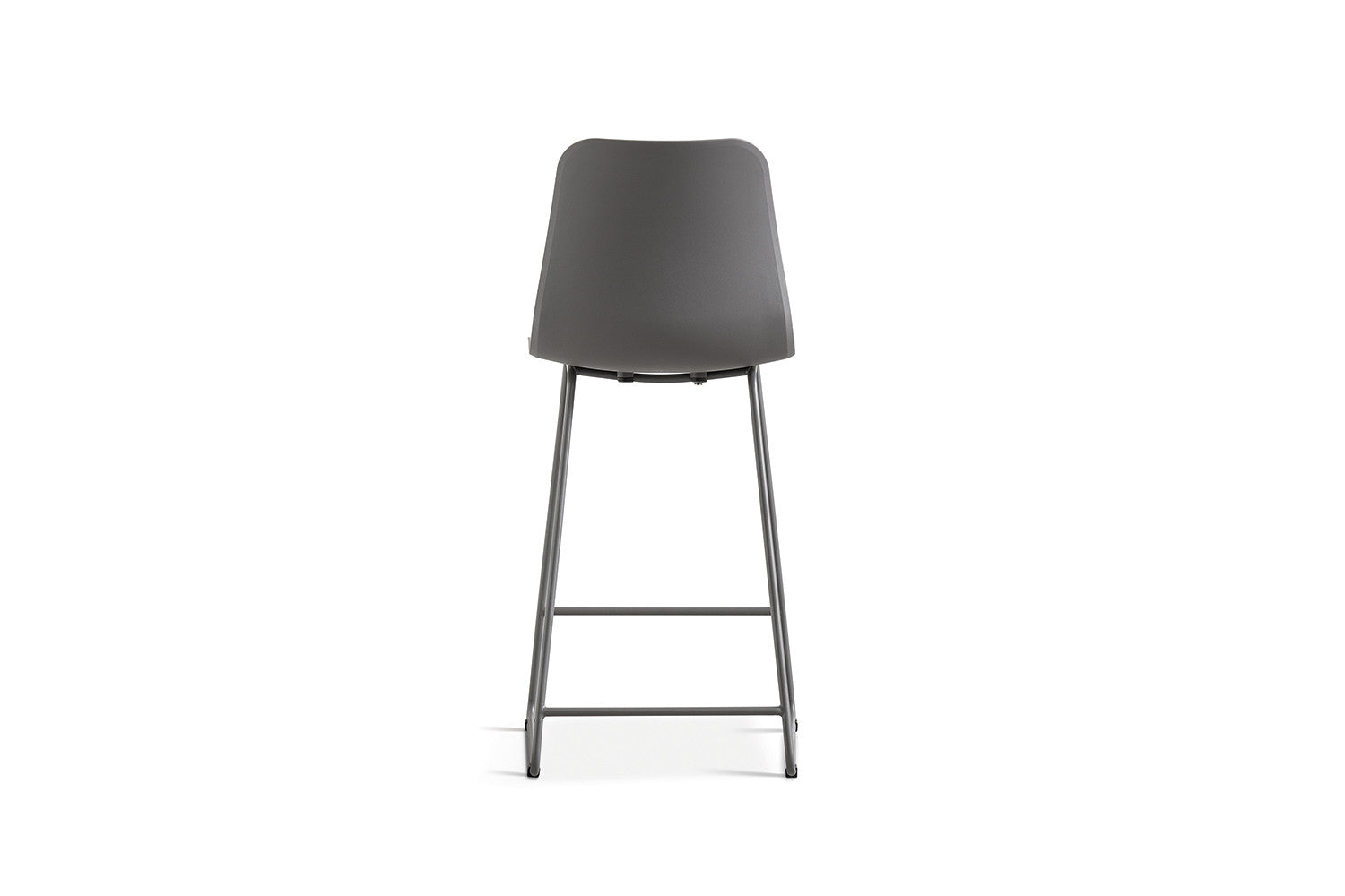 Rousseau - Chaise de bar Marie PP Gris - 100.5x51x44cm
