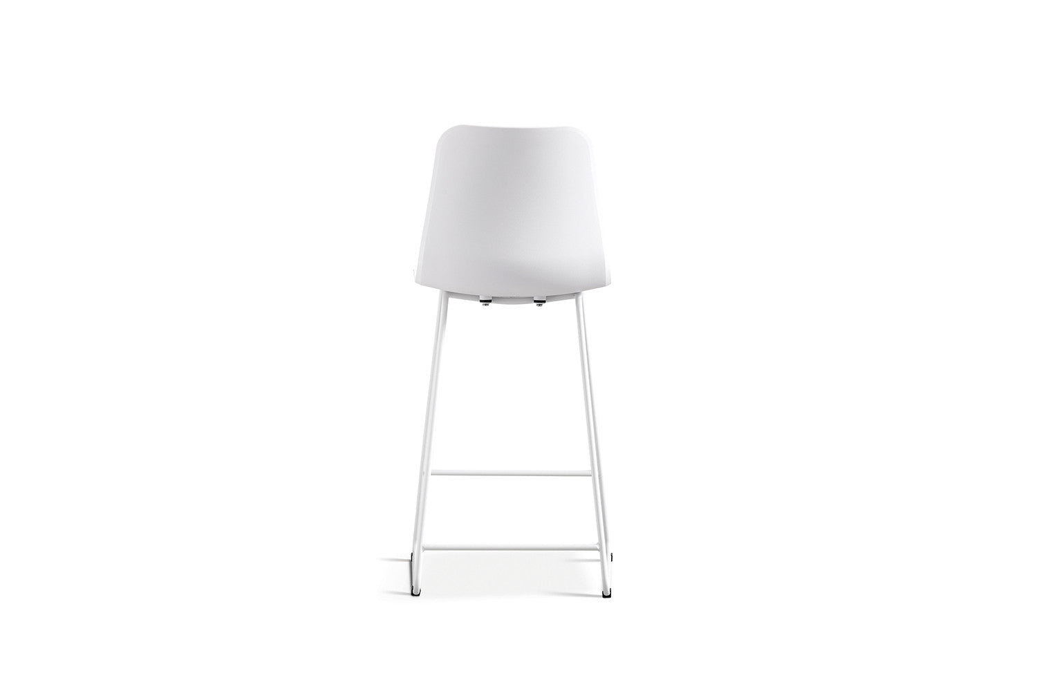 Rousseau - Chaise de bar Marie PP Blanc - 100.5x51x44cm