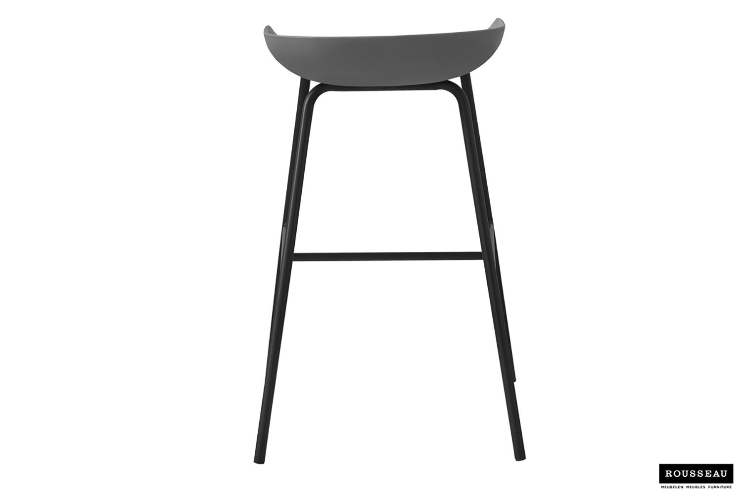 Rousseau - Barstoel Anna PP Grijs - 75x42.5x46 cm