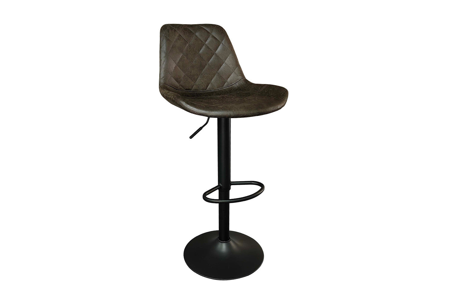Rousseau - Barstoel Madrid PU Donkerbruin - DEC7999 - 89x49x54 cm
