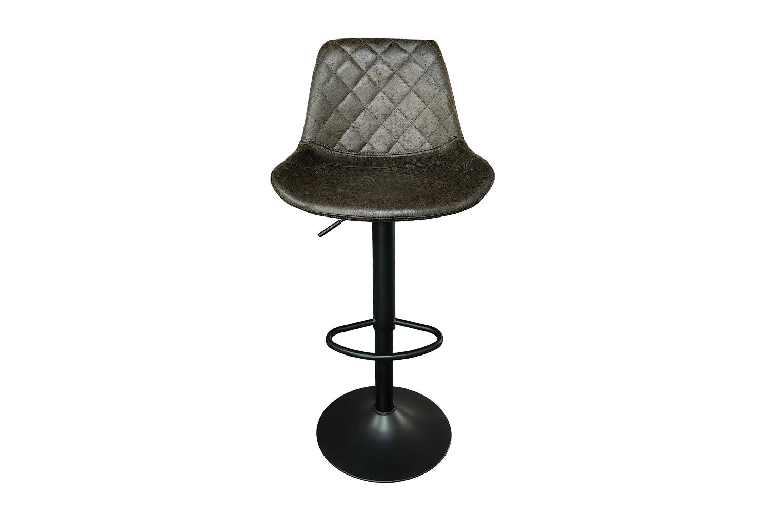Rousseau - Barstoel Madrid PU Donkerbruin - DEC7999 - 89x49x54 cm