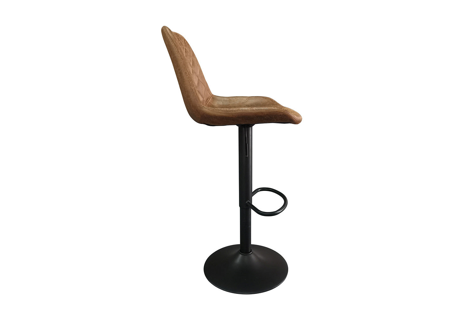 Rousseau - Barstoel Madrid PU Cognac - DEC7999 - 89x49x54 cm