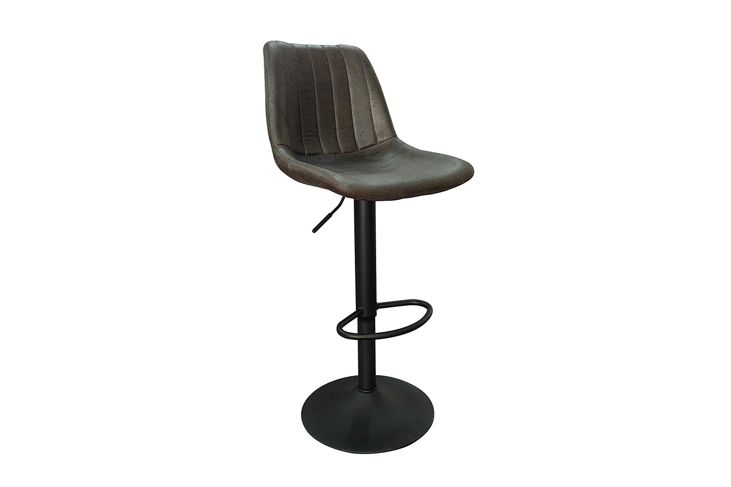 Rousseau - Barstoel Barcelona PU Donkerbruin DEC7998 - 89x43x50 cm