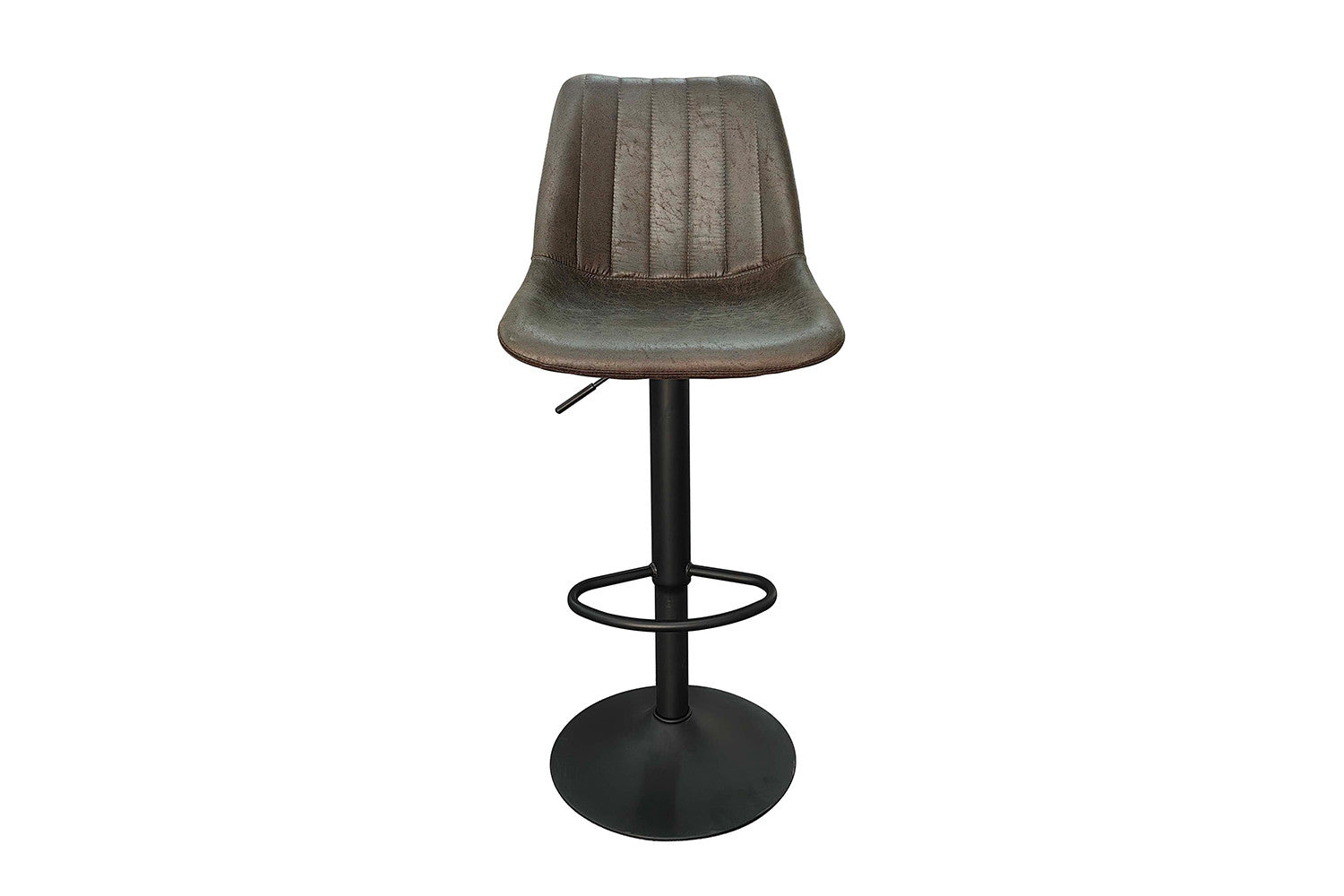 Rousseau - Barstoel Barcelona PU Donkerbruin DEC7998 - 89x43x50 cm