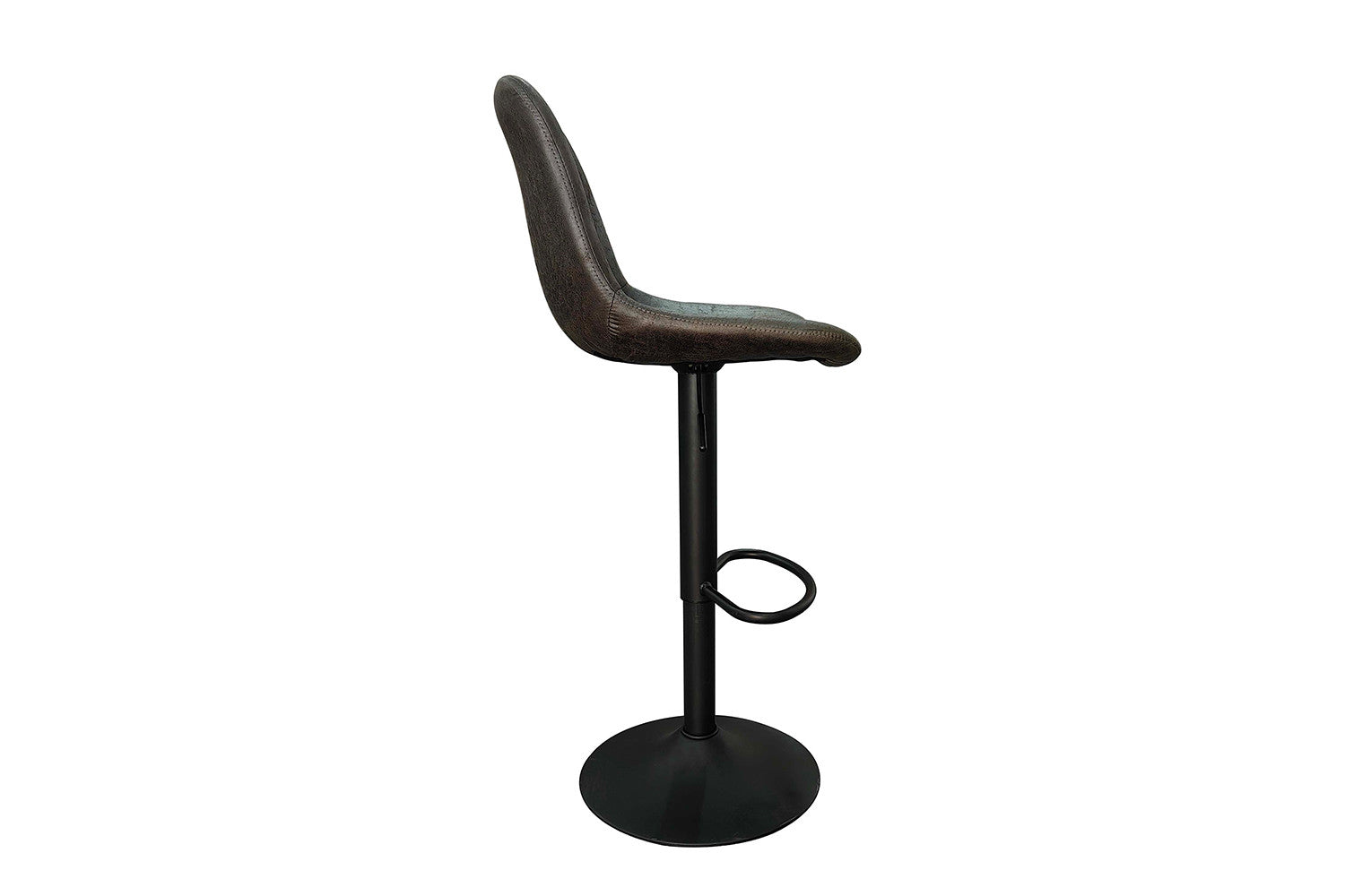 Rousseau - Barstoel Barcelona PU Donkerbruin DEC7998 - 89x43x50 cm