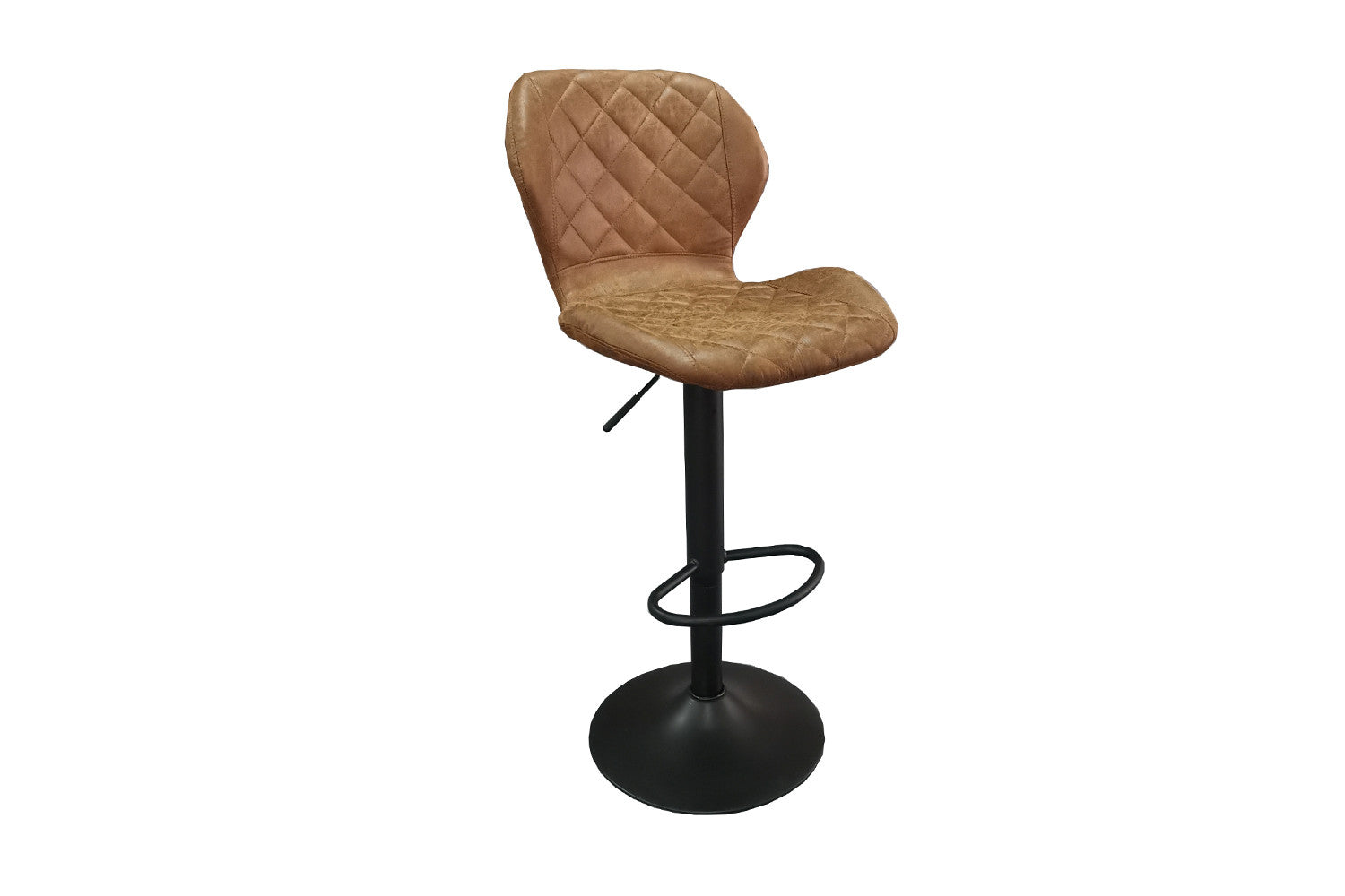 Rousseau - Barstoel Malaga PU Cognac - DEC8031 - 90x48x52 cm
