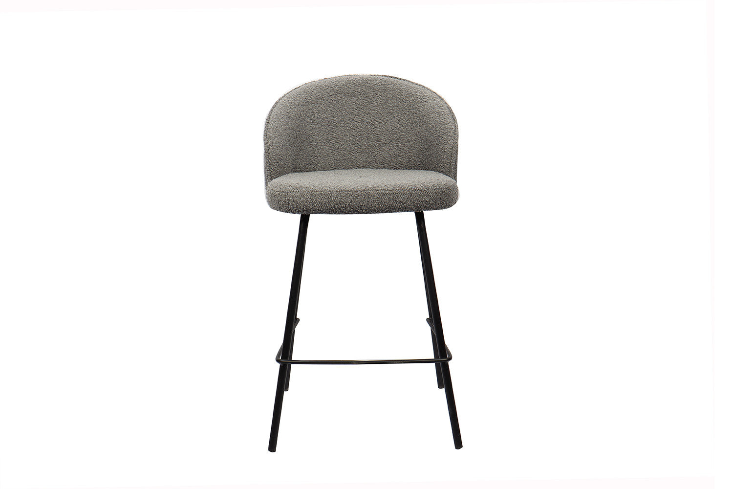 Rousseau - Barstoel June Boucle - Grijs - 87x52x51 cm