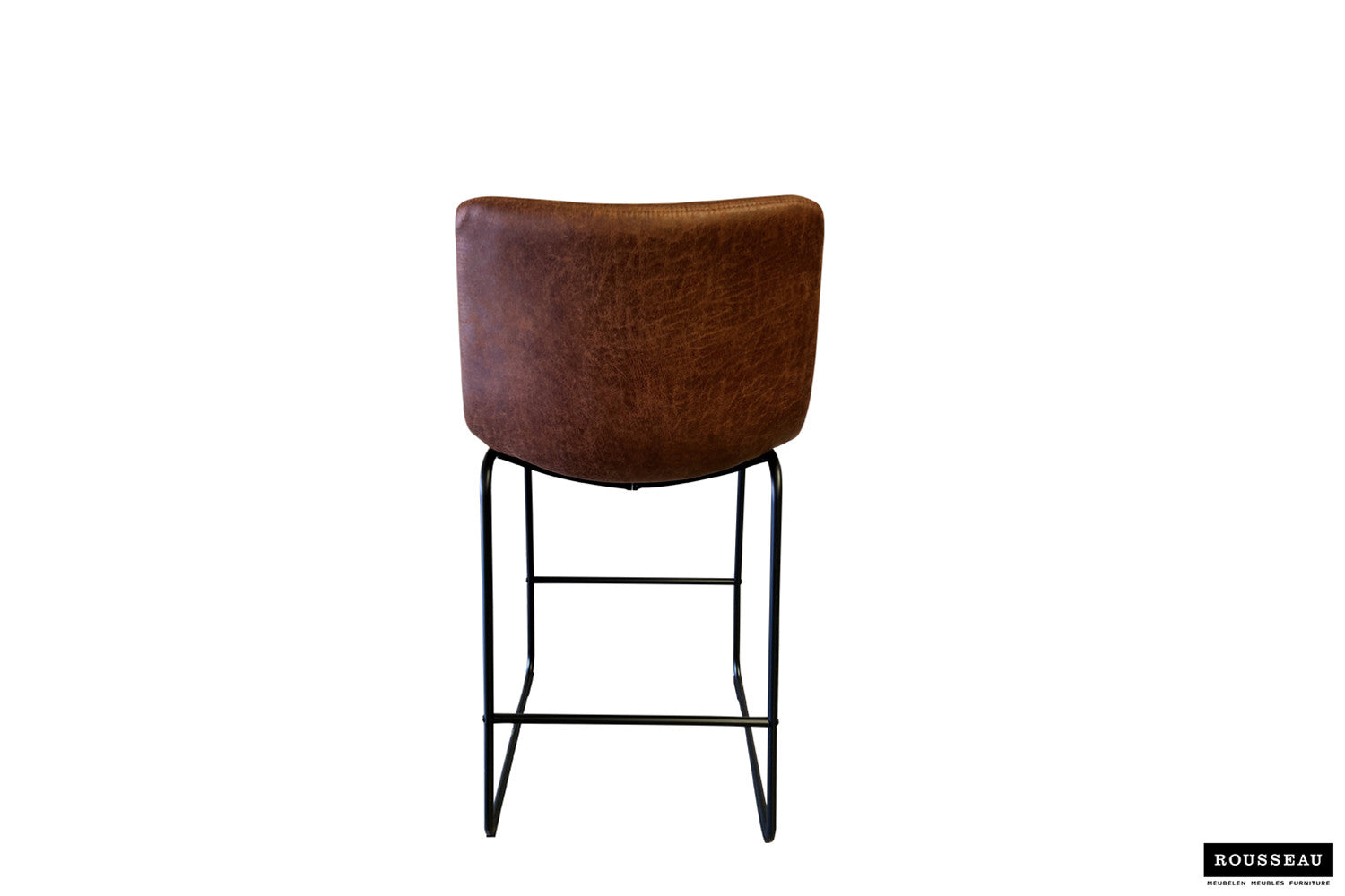 Rousseau - Chaise de bar Mancia PU Cognac - DEC7968 - 99x48x56 cm