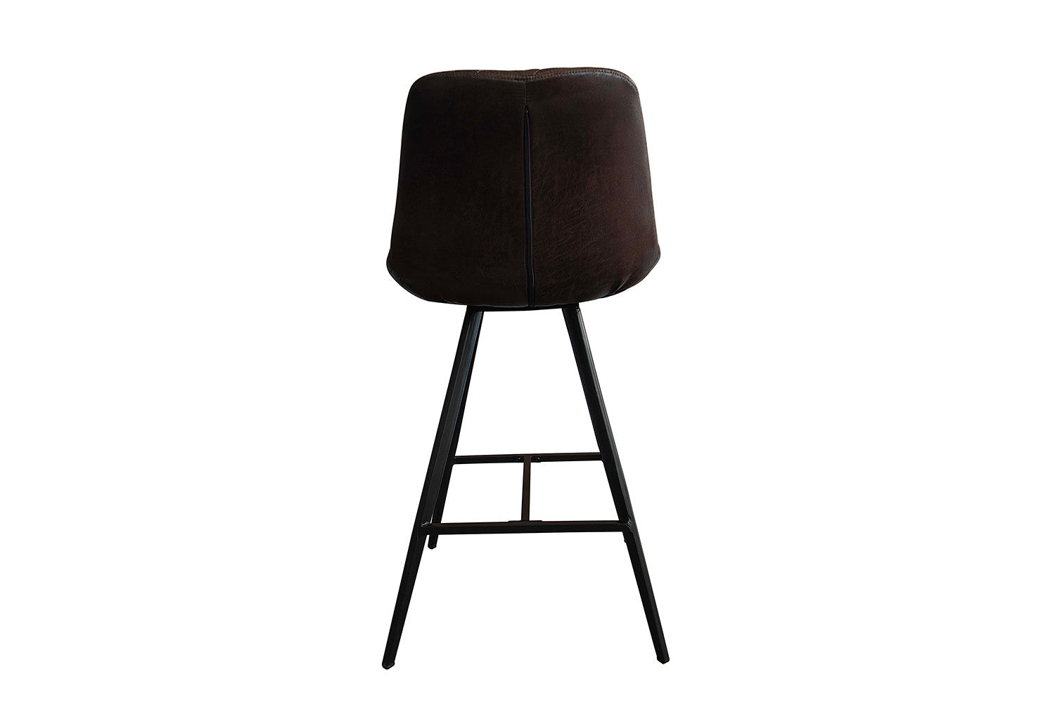 Rousseau - Chaise de bar Palmas PU Marron foncé - DEC7972-2 - 103x49x56 cm