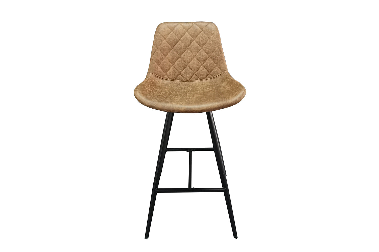 Rousseau - Chaise de bar Palmas PU Cognac - DEC7972-2 - 103x49x56 cm