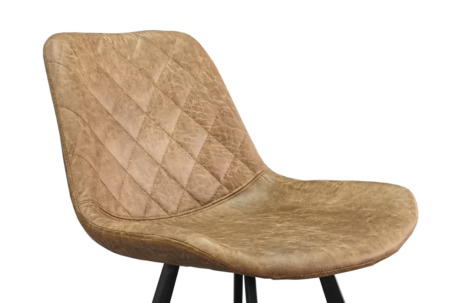 Rousseau - Chaise de bar Palmas PU Cognac - DEC7972-2 - 103x49x56 cm