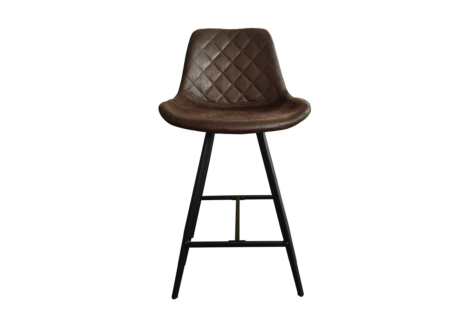 Rousseau - Barstoel Alicante PU Donkerbruin - DEC7972-1 - 93x49x56 cm