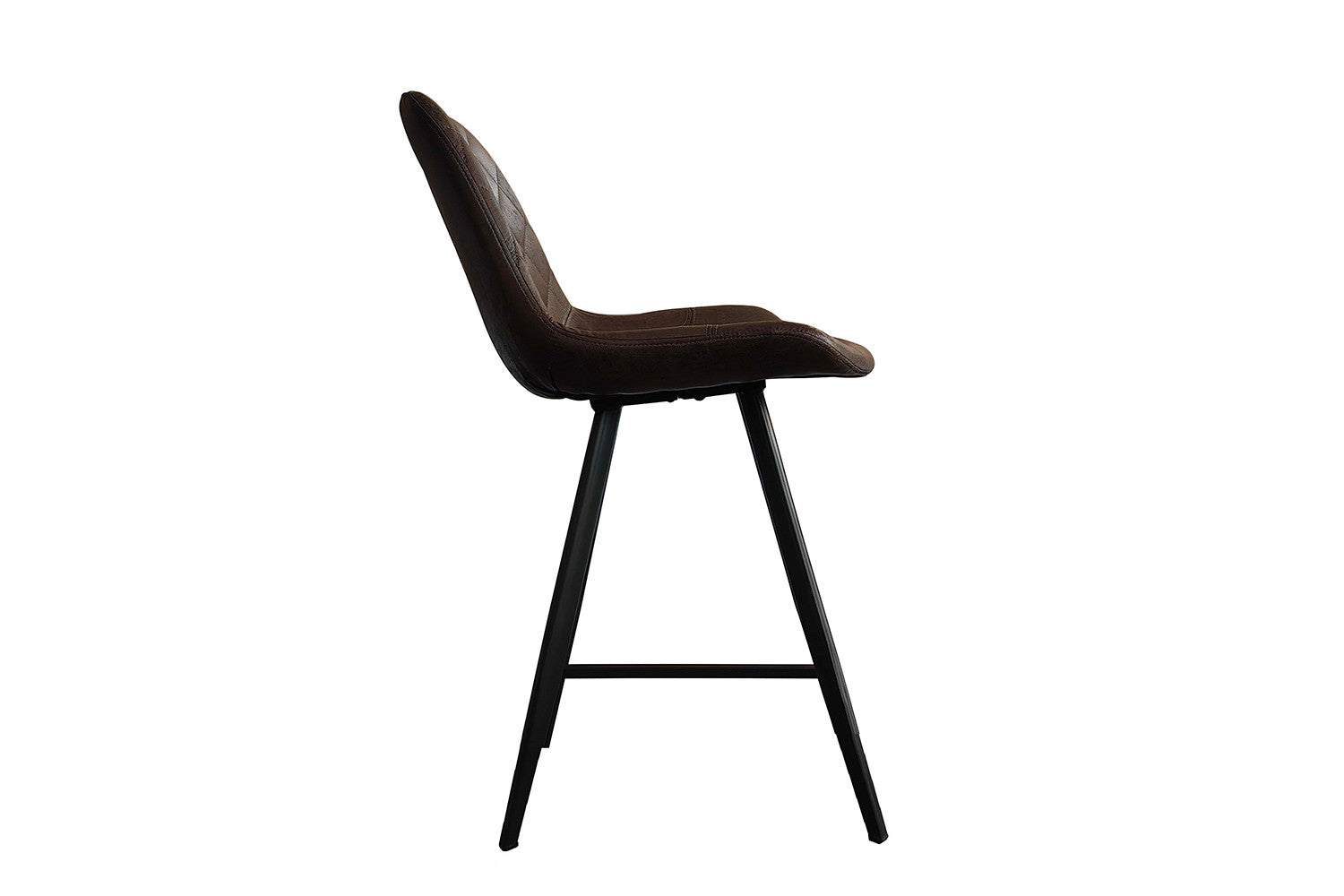 Rousseau - Barstoel Alicante PU Donkerbruin - DEC7972-1 - 93x49x56 cm