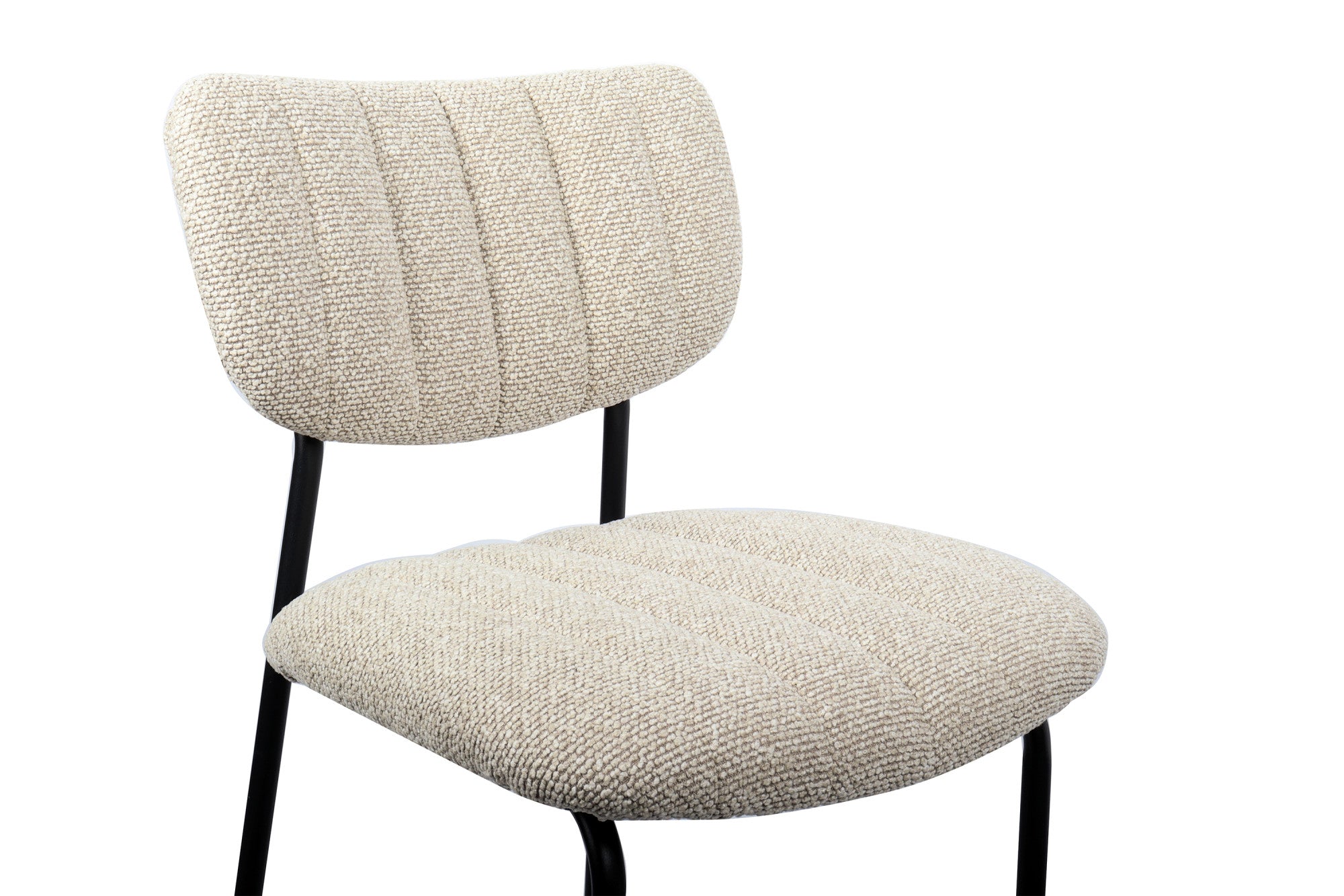 Rousseau - Chaise de bar Antura Tissu Beige - 97x46x53 cm