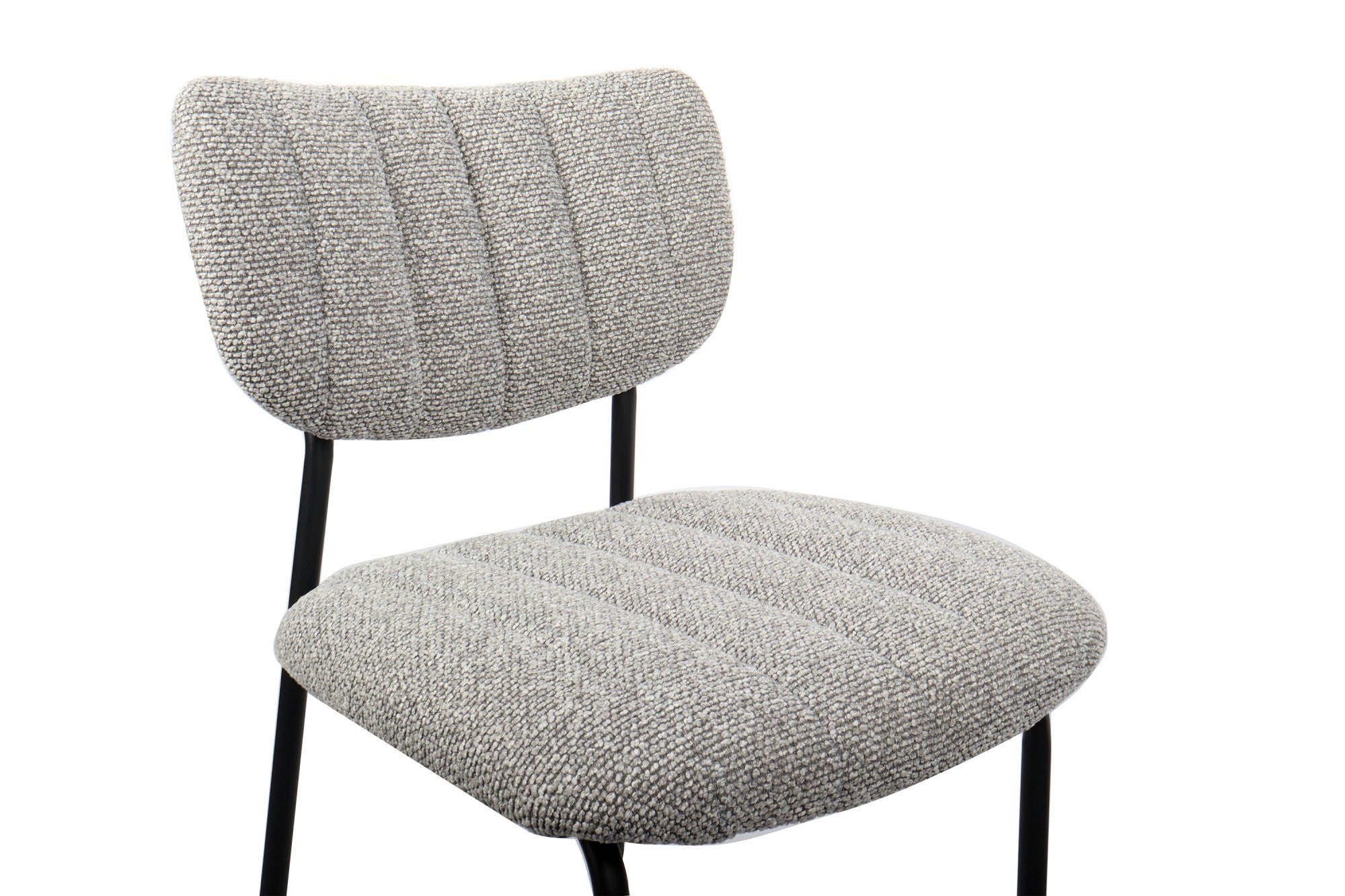 Rousseau - Barstoel Antura Stof Lichtgrijs - 97x46x53 cm