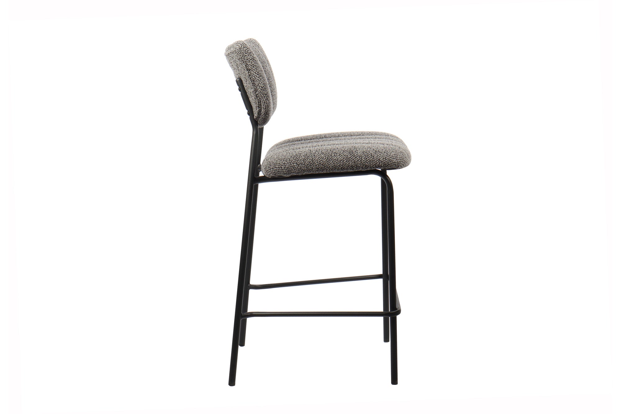 Rousseau - Barstoel Antura Stof Donkergrijs - 97x46x53 cm