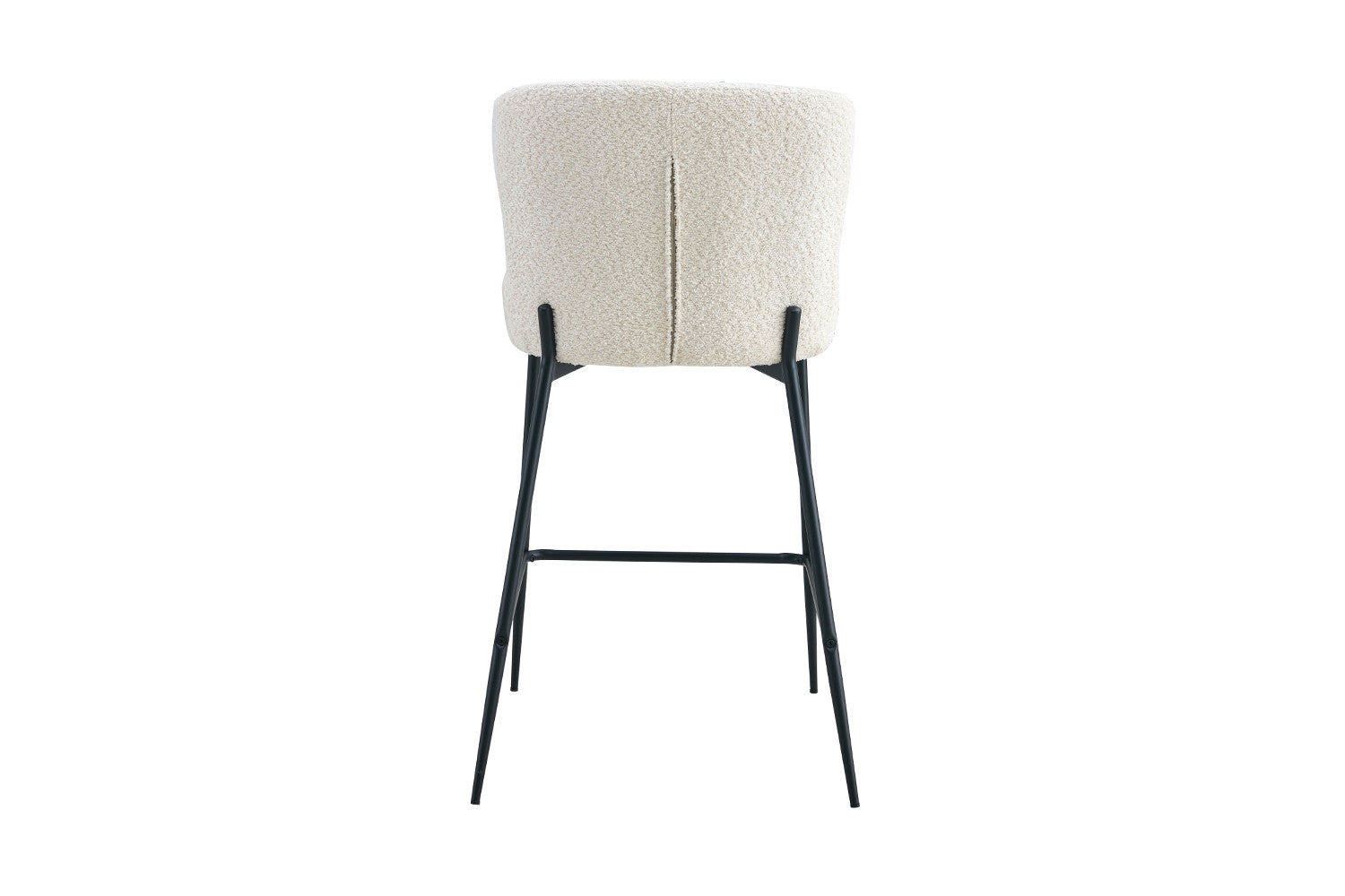 Rousseau - Tabouret de bar Lisa Boucle - Écru - 96,5x51,5x56 cm