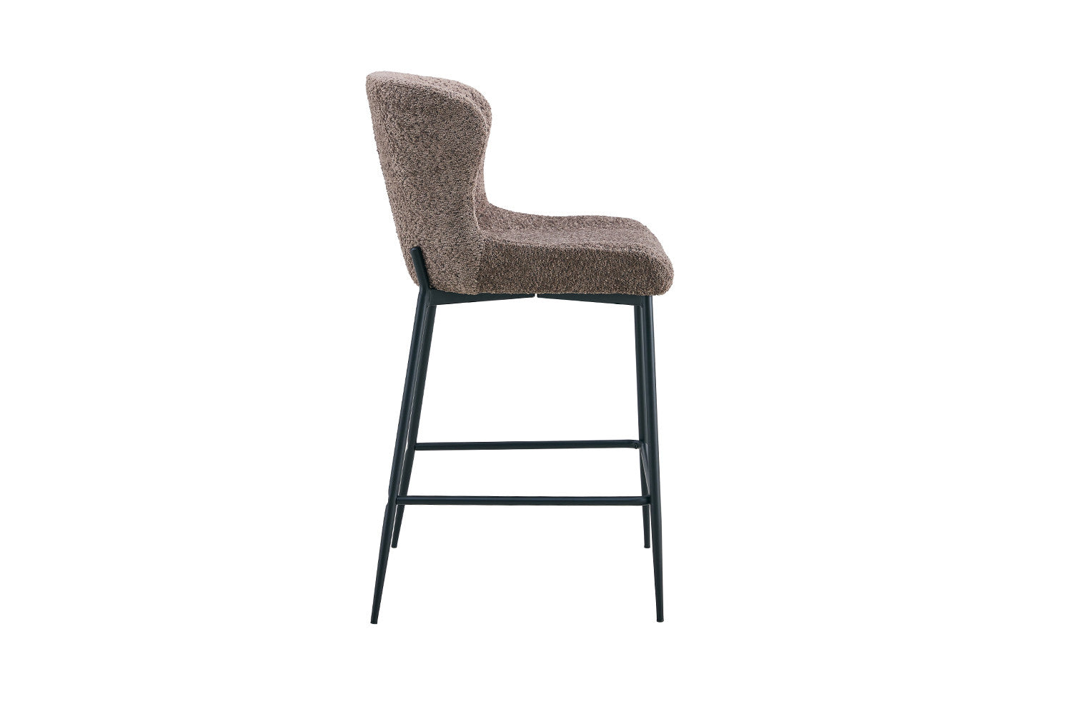 Rousseau - Tabouret de bar Lisa Boucle - Sable - 96,5x51,5x56 cm