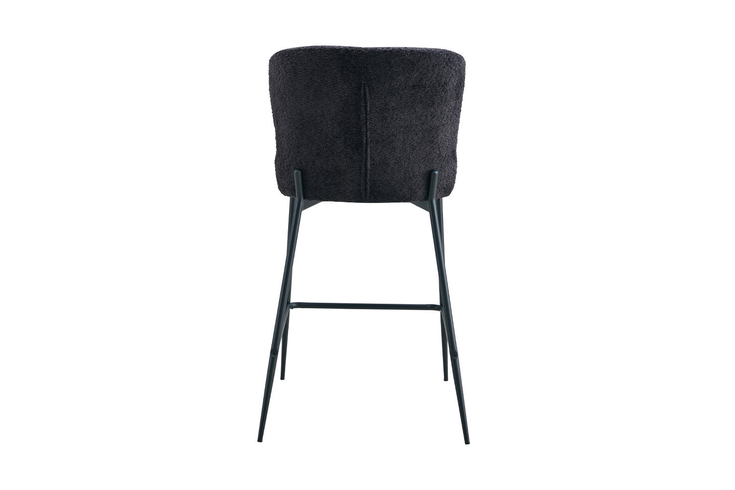 Rousseau - Tabouret de bar Lisa Boucle - Gris foncé - 96,5x51,5x56 cm