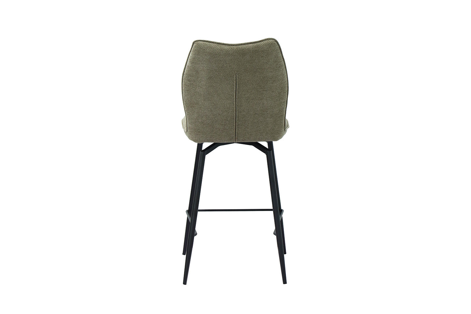 Rousseau - Tabouret de bar Lara - Tissu Sable - 103x48x56 cm