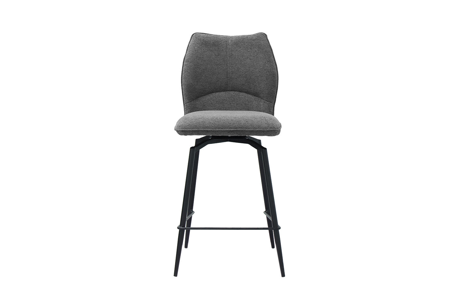 Rousseau - Barstoel Lara - Stof Grijs - 103x48x56 cm