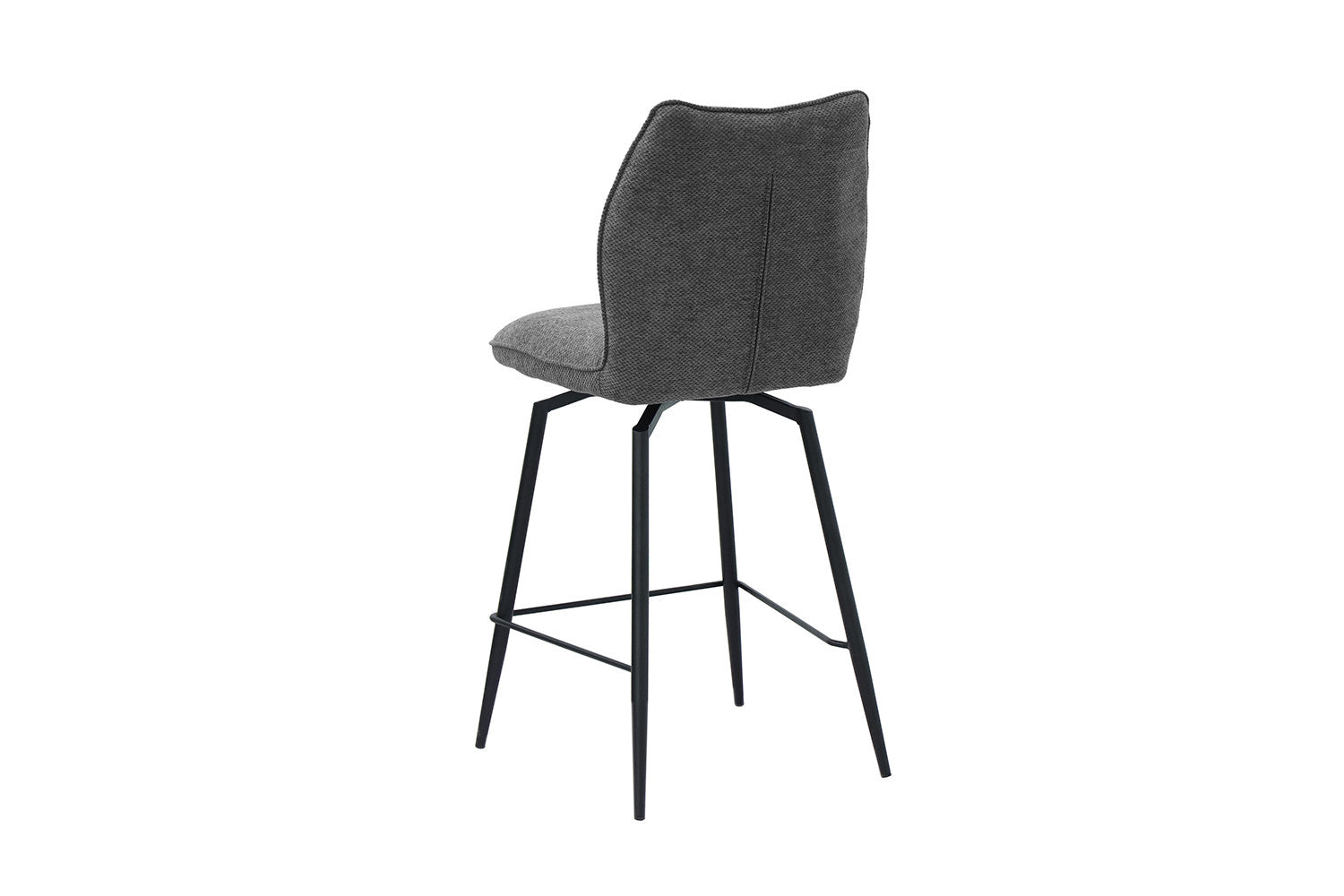 Rousseau - Barstoel Lara - Stof Grijs - 103x48x56 cm