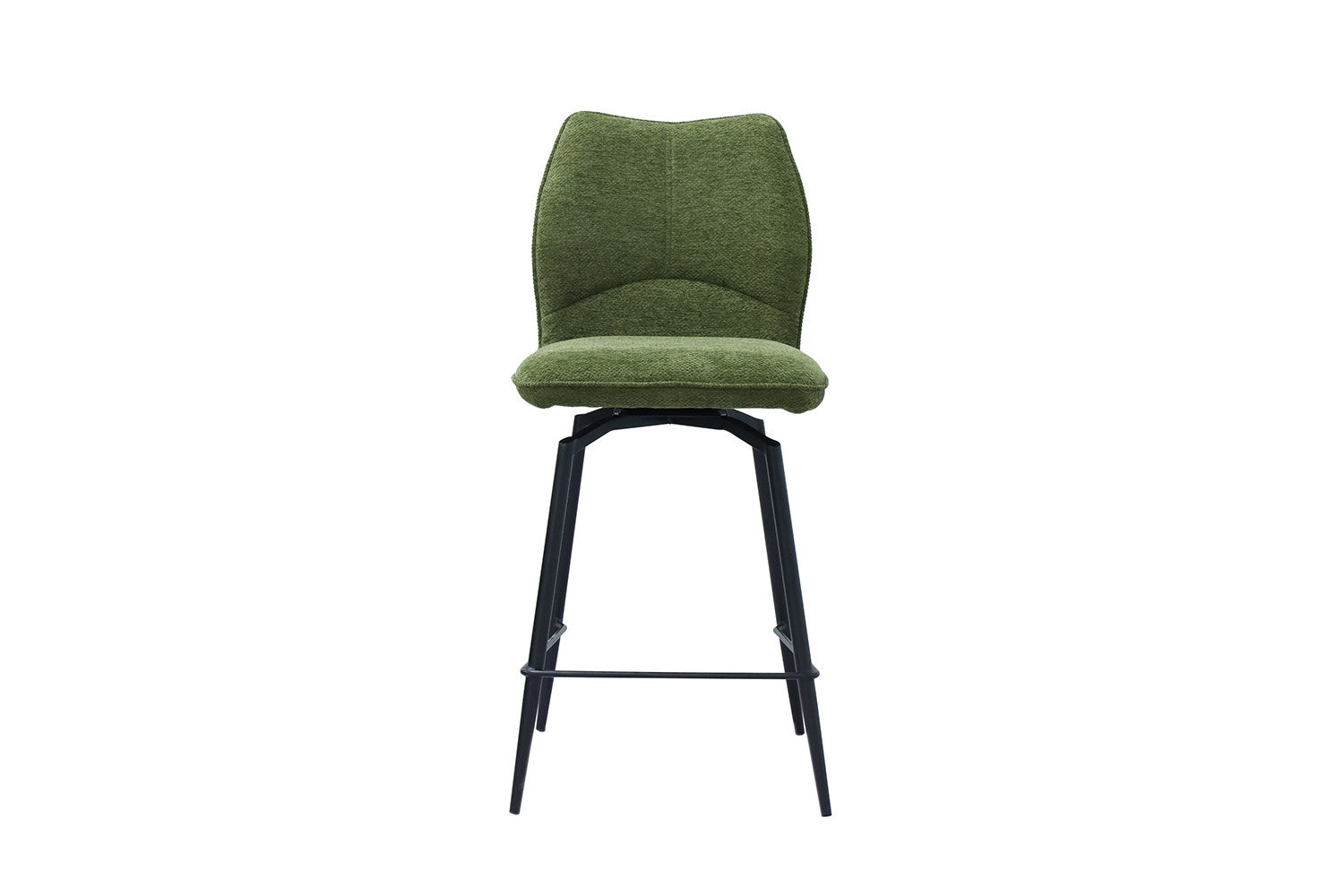 Rousseau - Barstoel Lara - Stof Groen - 103x48x56 cm