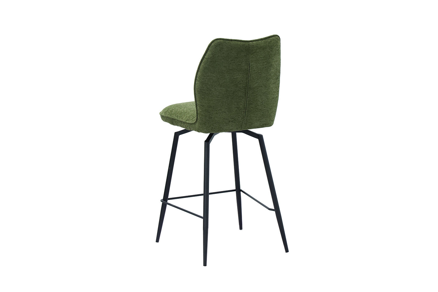 Rousseau - Barstoel Lara - Stof Groen - 103x48x56 cm